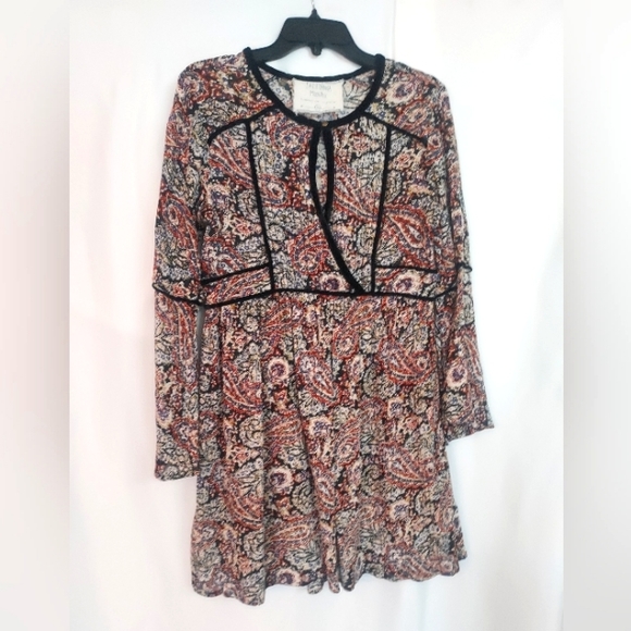 California Moon Rise Boho flare sleeves Dress. Size S/P - Picture 2 of 10